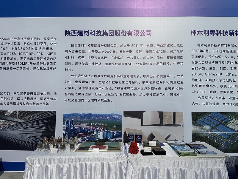 共谋发展 合作共赢——陕西建材科技公司参加省建材产品产销对接现场会