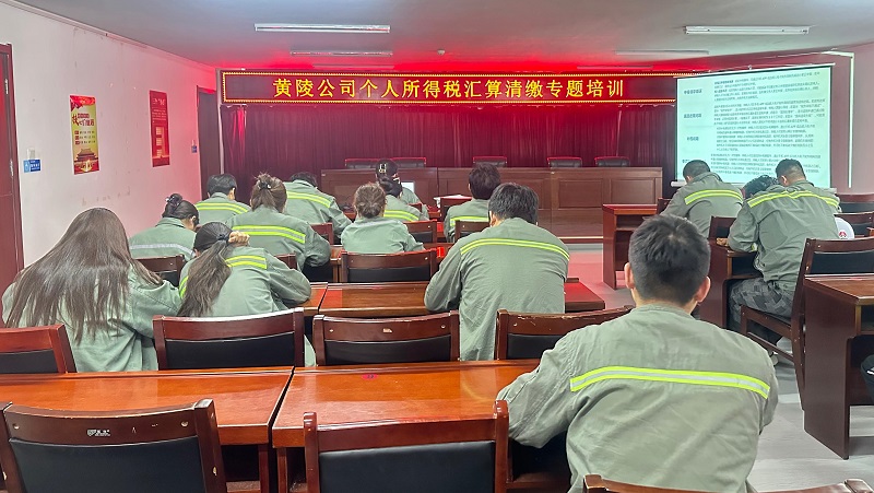 黄陵公司组织开展个人所得税专题培训