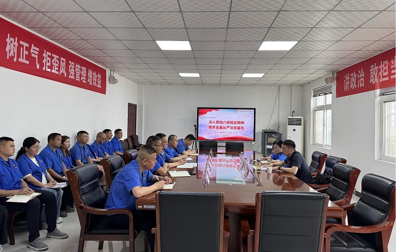 陈早佩到赛柯瑞思公司讲授深入贯彻中央八项规定精神学习教育专题党课